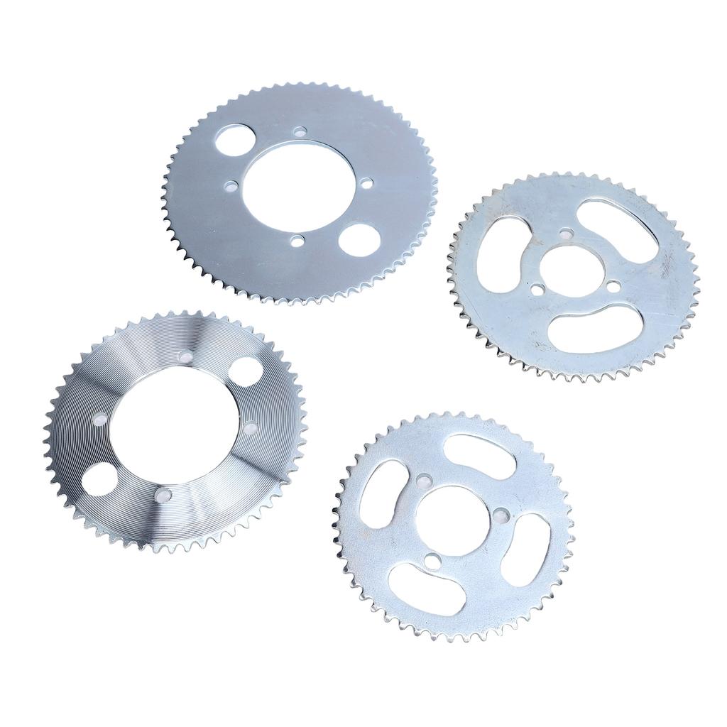 4 Pcs 25H Rear Sprocket High Strength Steel 55T4 65T4 47T3 55T3 Sprocket Set for Go Kart Motorcycle ATV Off Road