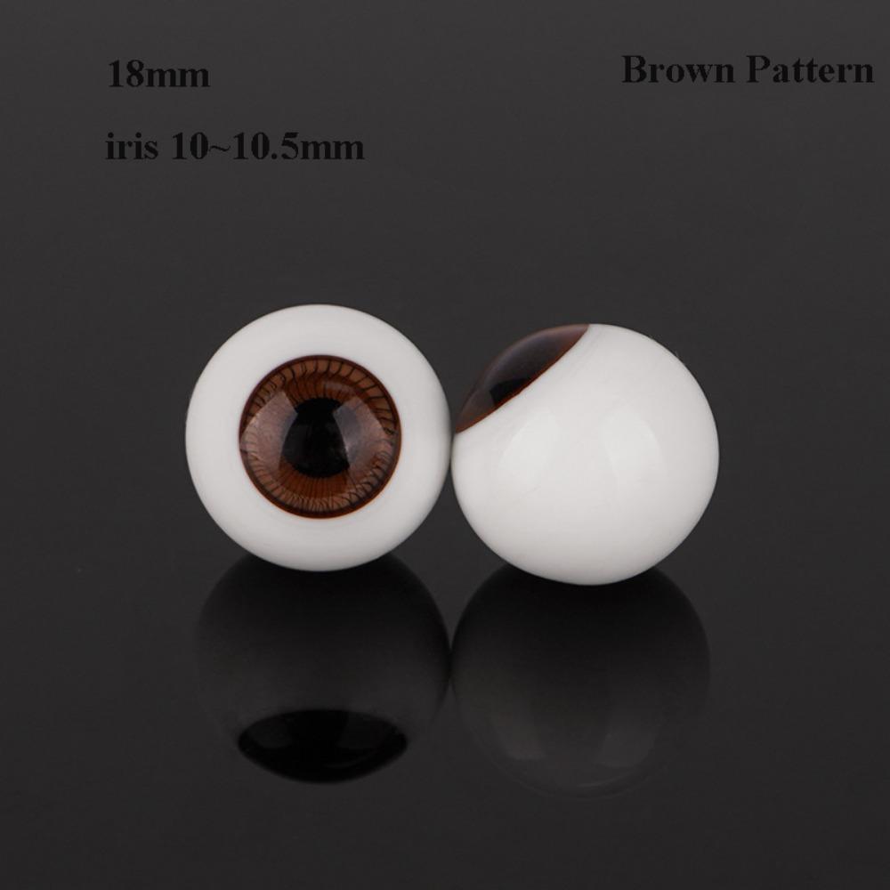 Cute DIY Doll Making Crafts 18/20mm 1/4 Small Iris Eyes  For 1/6 BJD Dolls