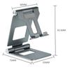 Aluminum Alloy Desktop Holder Stand Silicone Folding Stand Portable Mobile Phone Stand  Desktop