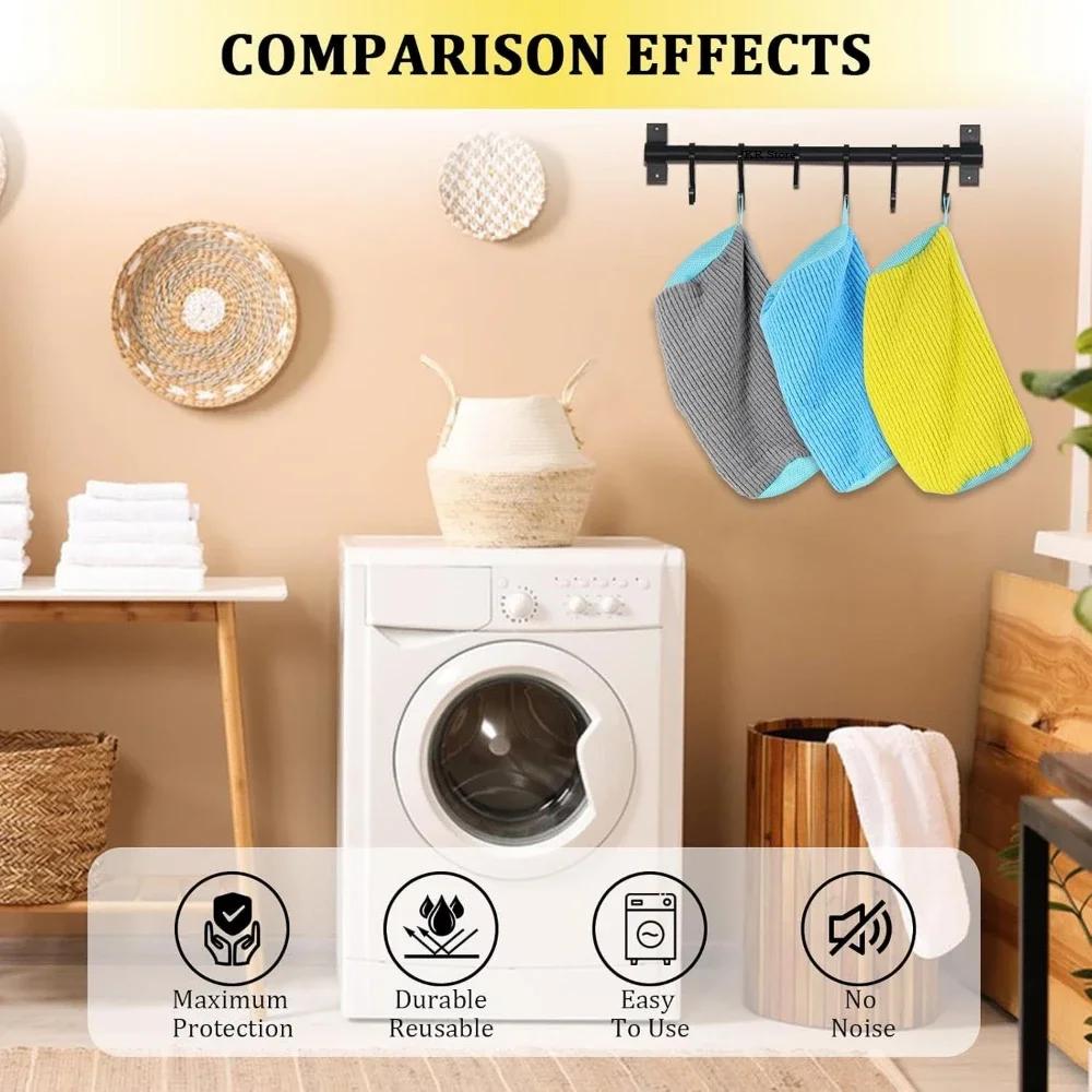 2/1PCS Shoe Washing Bag Washing Machine Laundry Bags with Zipper Closure Shoes Cleaning Bags Shoes Laundry Fluffy Fibers Sneaker