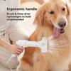 3-in-1 Pet Hair Dryer Brush Ergonomic Handle Adjustable Temperature Pet Grooming Brush Pet Comb for Cats&Dogs Indoor Bath Shower