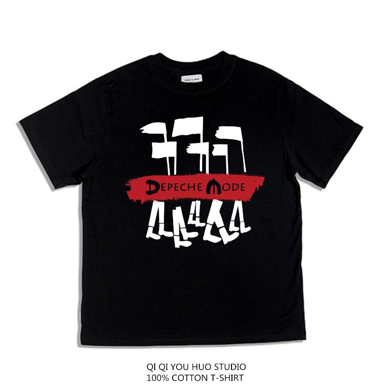 2025 Męska Damska Koszulka Casual Depeche Negative Czaszka Moda T-shirt Graficzny Oversize Sportowe Topy Odzież Streetwear Topy