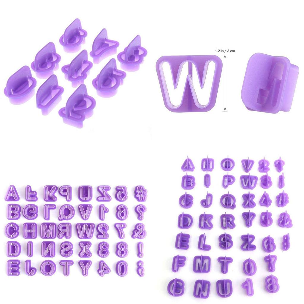 Cutter Icing 40pcsset Mold Mould Alphabet Number Letter Fondant Cake Decorating