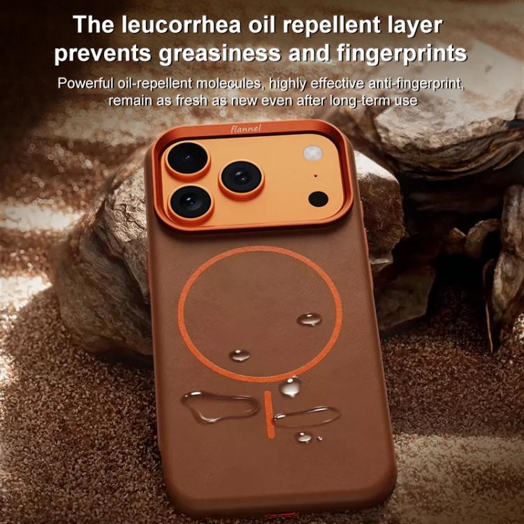 Elephant Leather Full Coverage Magnetic Microfiber Leather PC Phone Case