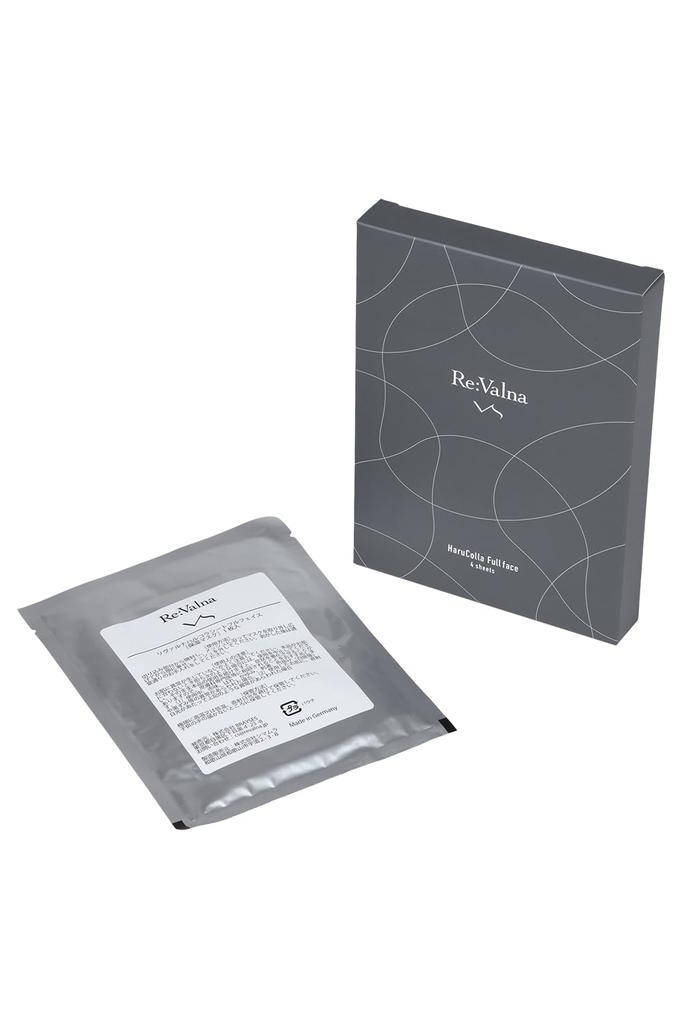 Harukora Sheet Full Face Face Pack Sheet Mask Pores Rough Skin ReValna (4 Sheets)