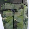 Zöld multikamerás terepszínű Airsoft hadsereg katonai egyenruha Balaclava taktikai nadrág térdvédővel