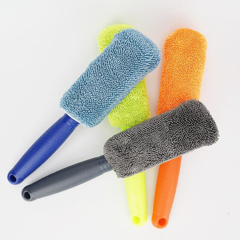 Car wash brush microfiber tire purifier wheel kidney brush trunk motorcycle dust remover detailing cleaning tool tools car clean