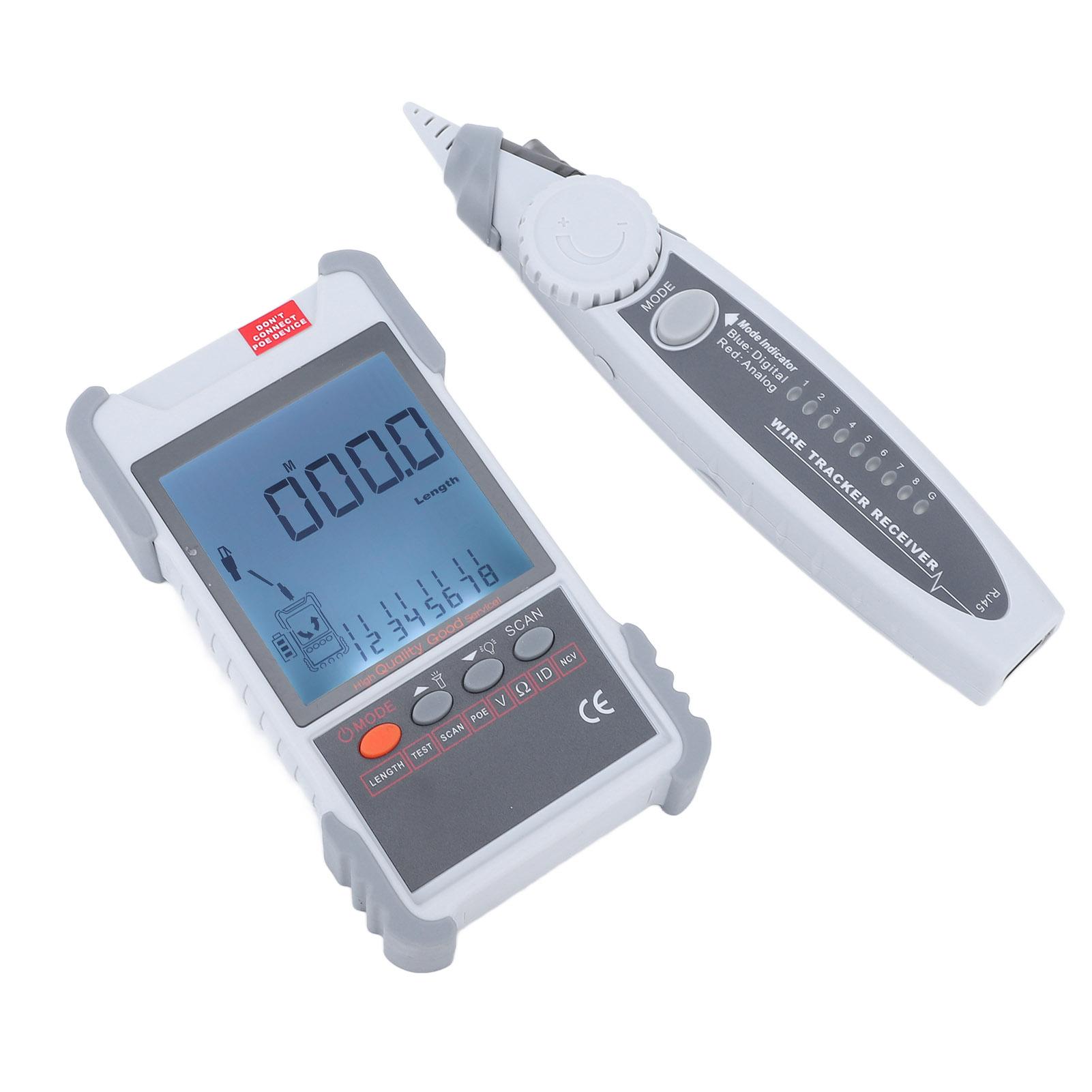 

РК-мережевий тестер багатофункціональний корпус з АБС пластику трасошукач з мультиметром для обслуговування 400 м