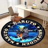 1pc Naruto Shippuden Anime Theme Circular Rug - Home Decor, Office Round Mat, Outdoor Carpet Gift for FansRC2768