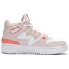 Li Ning Attack 2020 Synthetic Leather Suede Mid-Top Retro Basketball Shoes Women sneakers Pink White AGBQ116-8