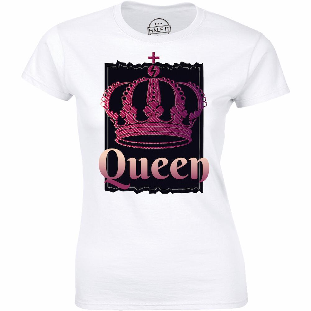 Queen With Crown - Birthday Celebration Gift Shirt Women s Premiumt T-shirt M
