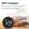 Car Head Up Display KM/h MPH Overspeed Alarm Speedometer Smart Gadgets GPS HUD Digital Gauges Auto Electronics Accessories
