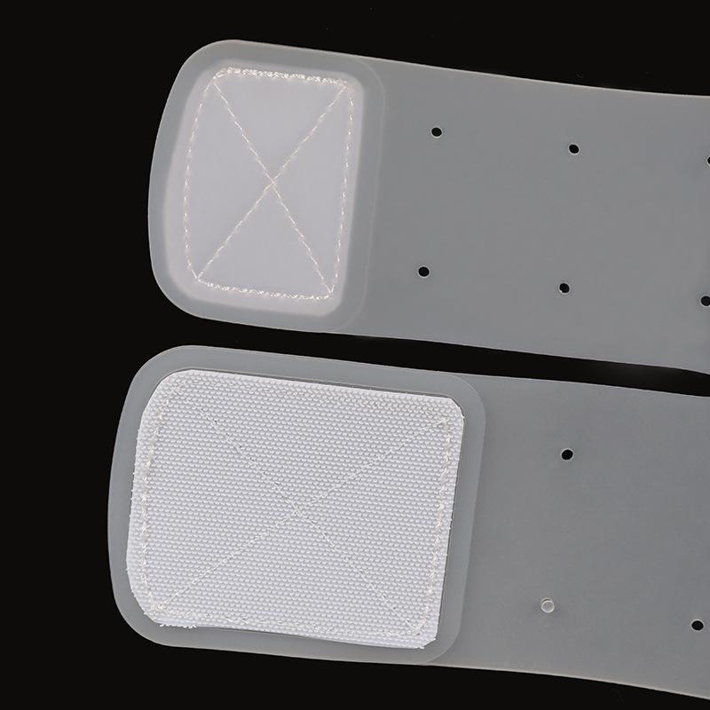 Flat Feet Silicone Arch Support & Massage Sole Pads with Velcro for Shock Absorption