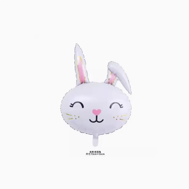 Oster-Folienballons - Eier, Hase, Küken, Kaninchen Cartoon-Formen für Partydekorationen