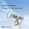 Portable Handheld Cooling Fan with Digital Display, Long Battery Life, USB Rechargeable, Foldable Design for Outdoor Use