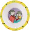 Lot vaisselle - FUN HOUSE - T'CHOUPI - 2 assiettes creuses Ø 16 cm, boîte à goûter, gourde paille et peluche 18 cm