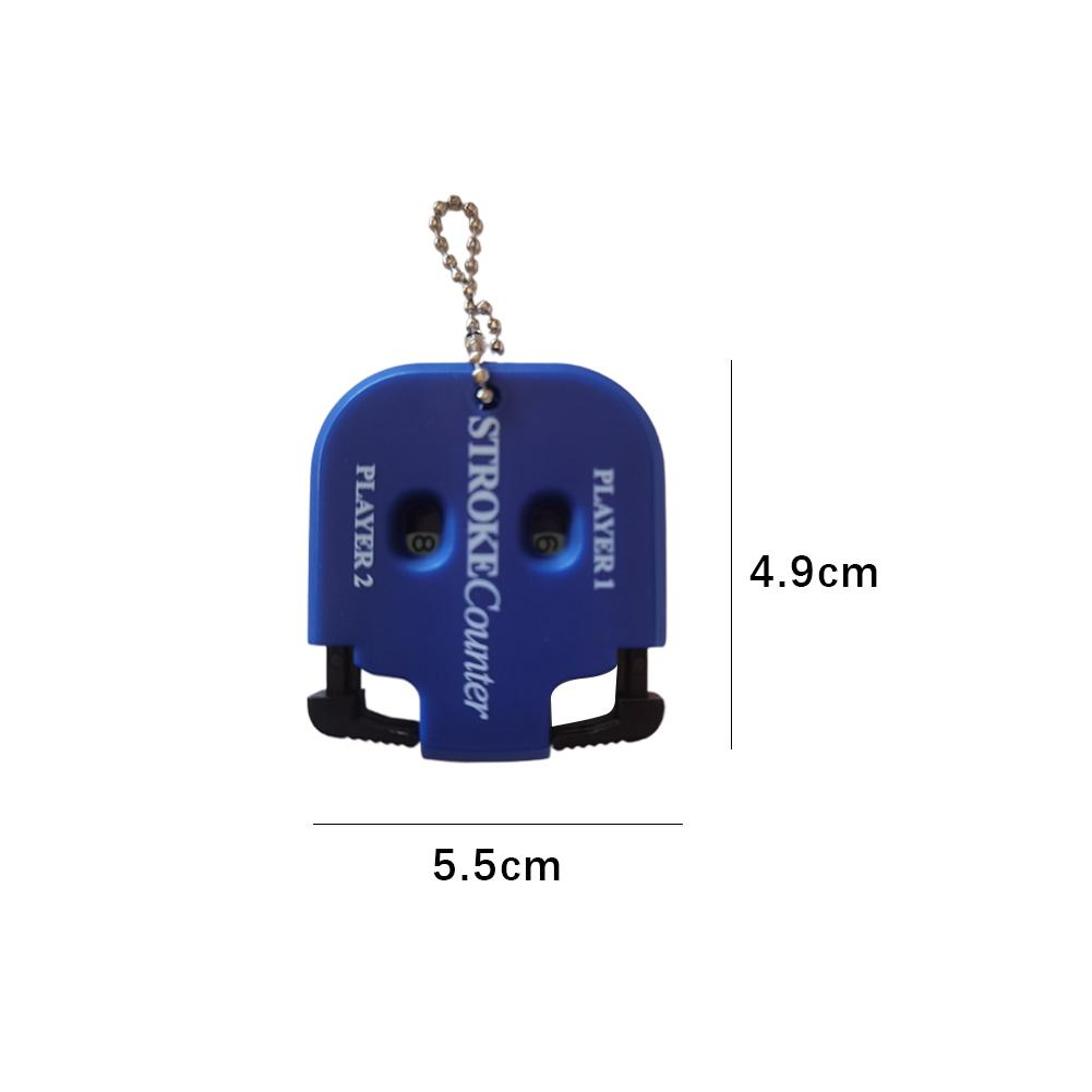 Mini Handy Golf Shot Count Stroke Putt Score Counter Two Digits Scoring Keeper With Key Chain Golf Accessorie Golf Training Aids