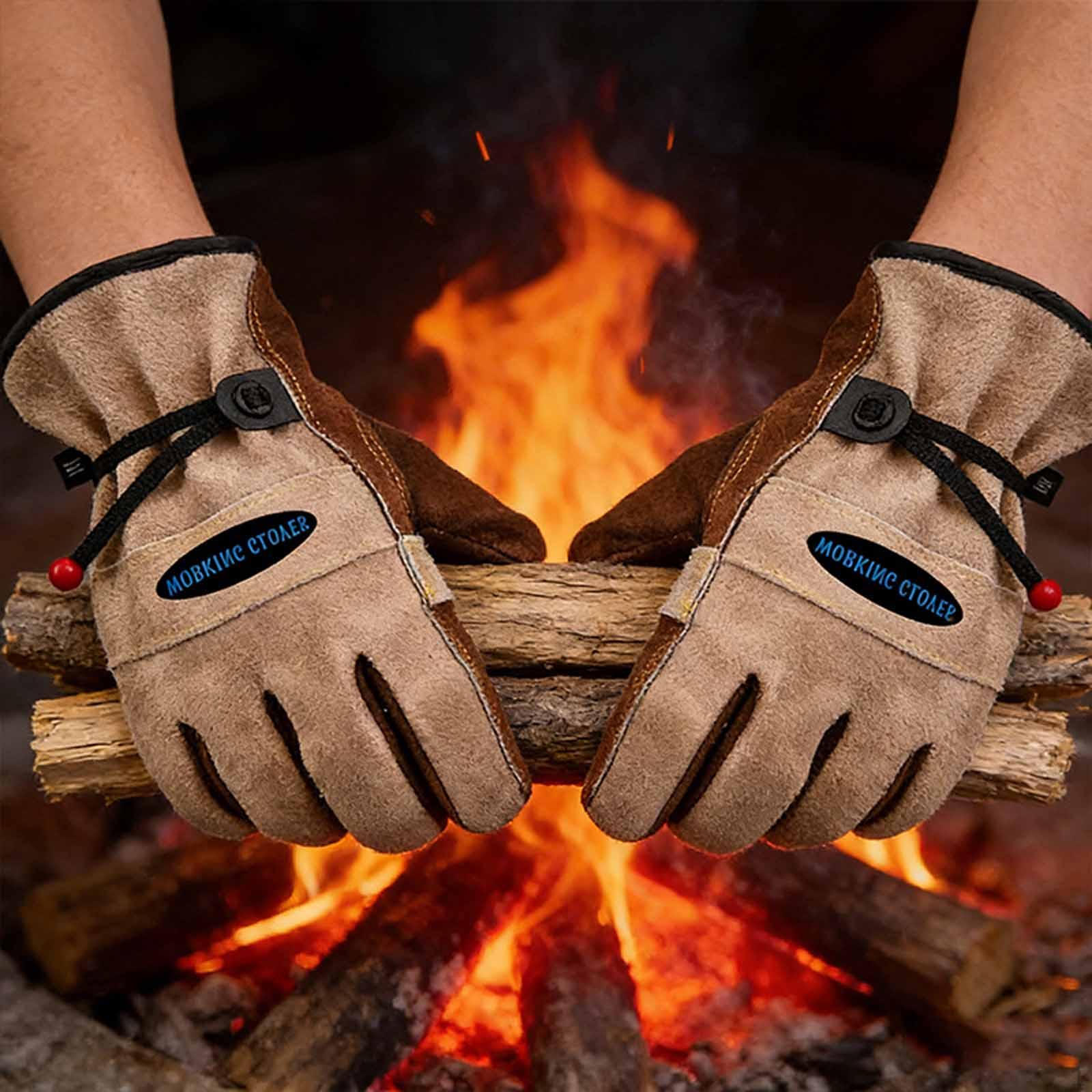 

Adjustable Work Gloves with Wrist Closures, Thorn-resistant Mittens, Hand Protection, Gardening S
