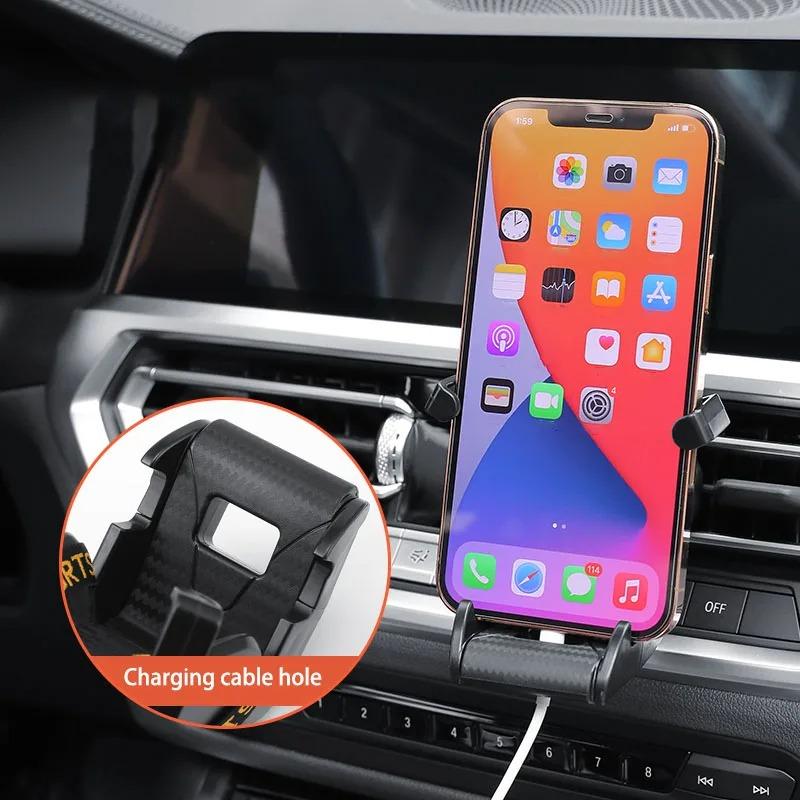 2024 Racing Seat Shape Car Phone Holder Mount Stand Cell Clip 360 Degree Rotatable Bracket Cars Accessories For Iphone Samsung