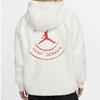 Jordan Brand Paris Saint-Germain Fur-Lined Jacket Winter Women Jackets White CQ7154-133