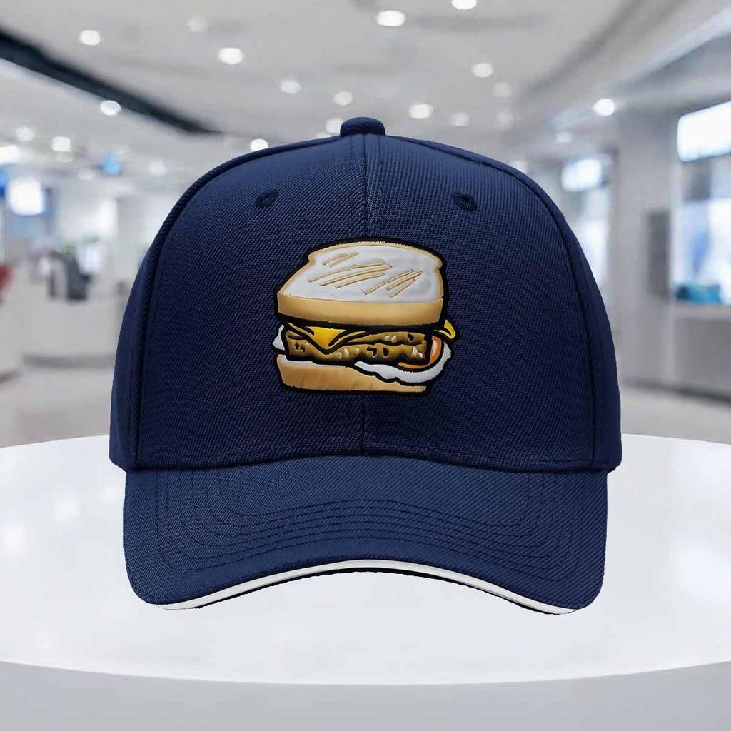 Biscuit Sandwich Graphic Baseball Cap Polyester Adjustable Outdoor Unisex Adult Hat