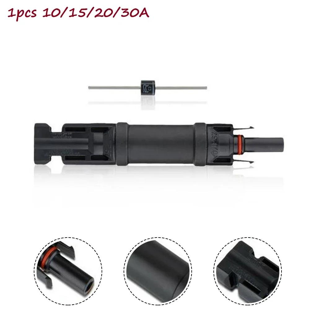 For 10/15/20/30A Diode Waterproof Connector Low Frequency Black Cable Compatible Connector Panel Parts Accessories
