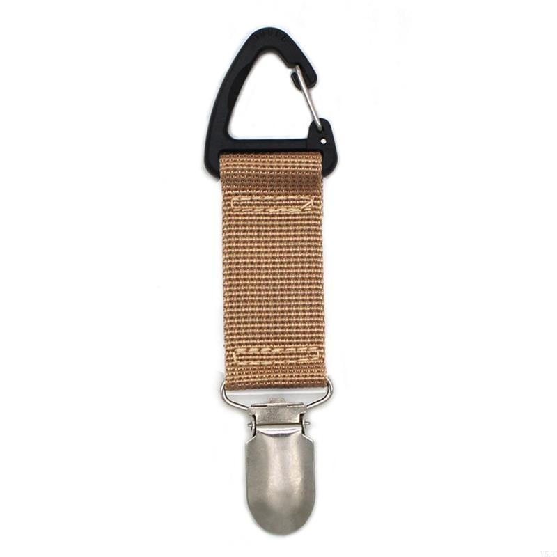 

Y5JC Hat Clip for Bag Canvas Clips for Travel Hanging on Backpack Purse Handbag for Beach Traveling Easy to Use & Portable хакі
