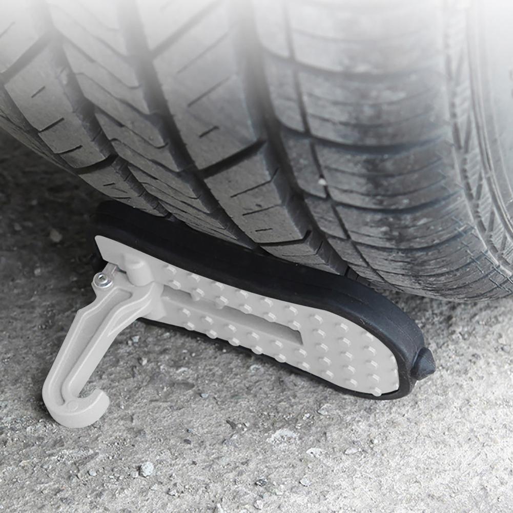 Universal Folding Car Door Step Latch Hook Step Mini Auxiliary Foot Pedal Aluminium Alloy Safety Hammer For Jeep Car Accessories