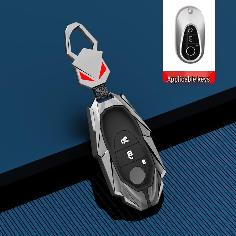 Compatible Mercedes-Benz Key Case for New C-Class, S-Class, Maybach C200L, C260L, S400L, and S450L.