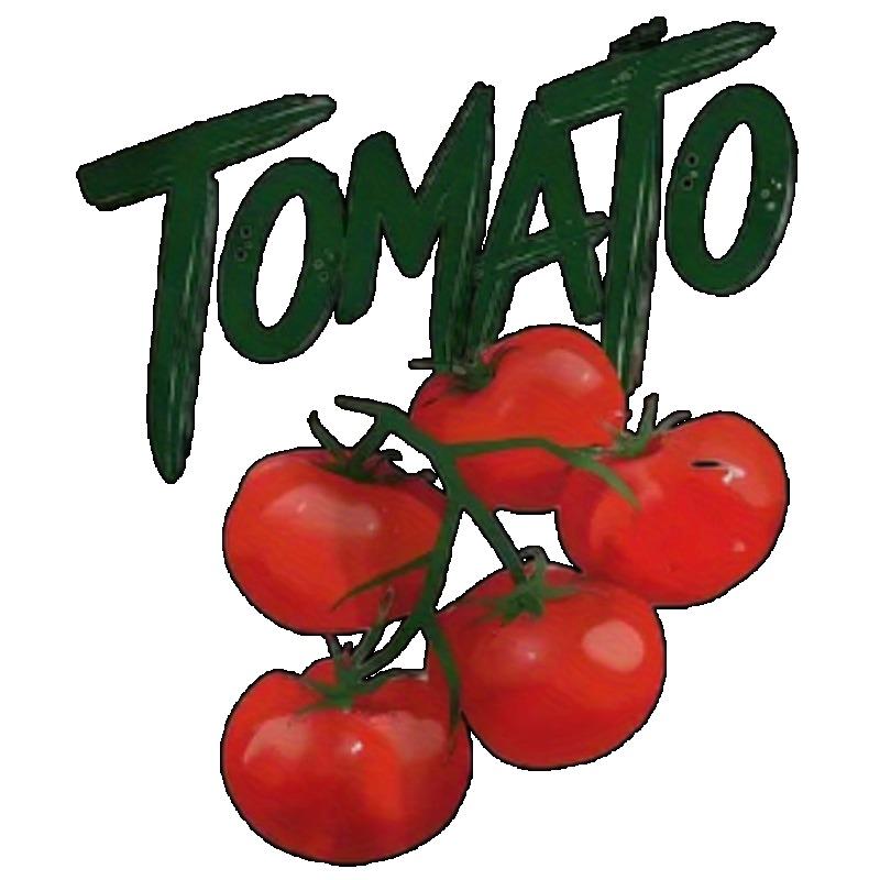 Oversized T Shirt Black Tomato Print With Cherry Tomatoes And Text For Casual Wear