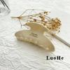 Korean Style Gold Label Acetate Shark Hair Claw Clip for Elegant Updo