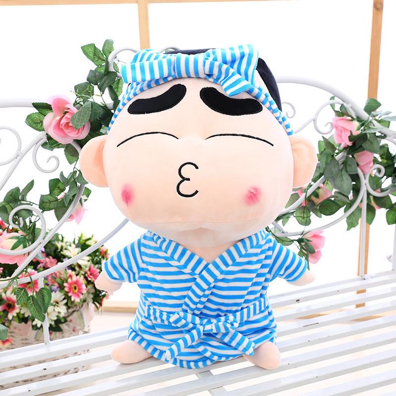Shin Crayon Chan Plush Toy Bathrobe Multi Expression Stuffed Doll Gift Girl