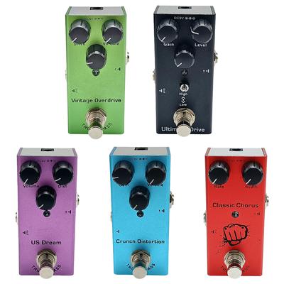 Mini Single Type Electric Guitar Effects Pedal Overdrive Distortion Chorus Tremolo Delay for Electric Guitars