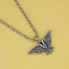 Necklace Retro Gothic Mystic Angel Wings Men's and Women's Wings Pendant