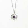 Yoga Lotus Bohemian Pendant Necklace With Geometric Design For Women