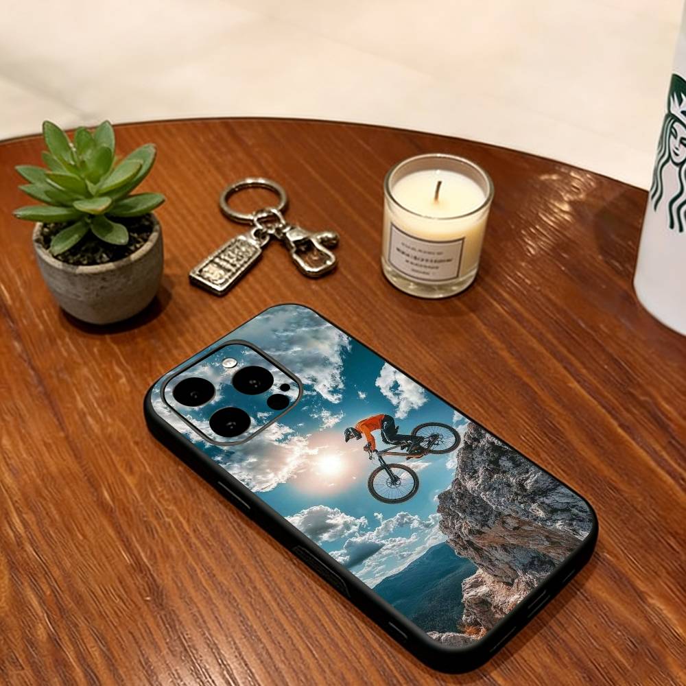 

Mountain biking Phone Case Silicone Soft For IPhone 17 16 15 14 13 12 11 X XR Plus Pro Max Plus iPhone17