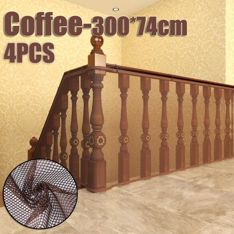 Plasă de siguranță pentru copii, plasă de 3M, plasă anti-cădere, pentru casă, balcon, fereastră, scară, protecție pentru pisici, plasă de gard pentru animale de companie