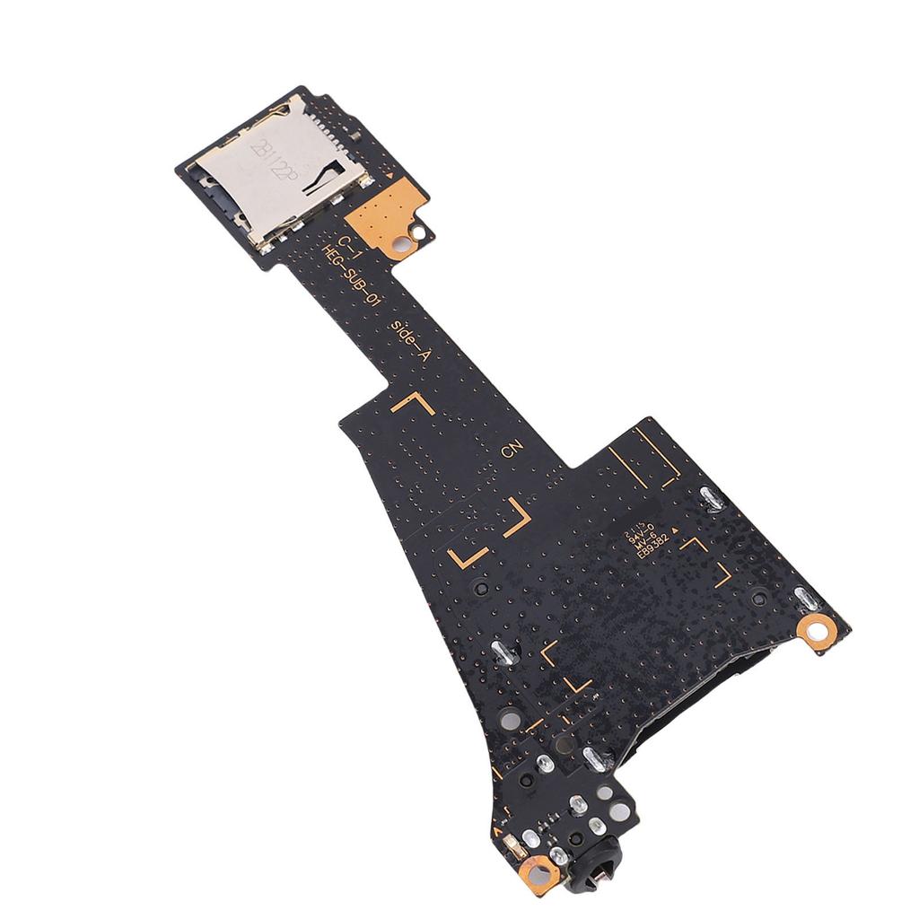 Card Reader Replacement for     HEG-001 Console Game Card Read   Memory Card Slot PCB Module with Headphone  