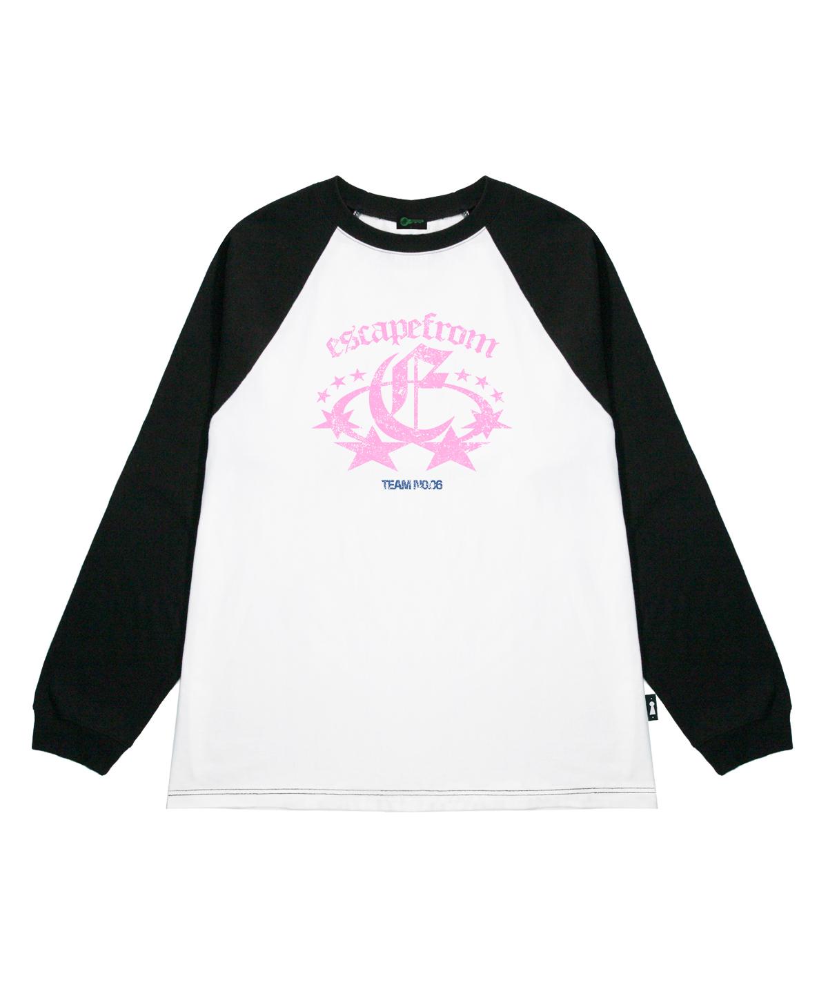 Escape From Pink Team Number 06 Print Long Sleeve Black L