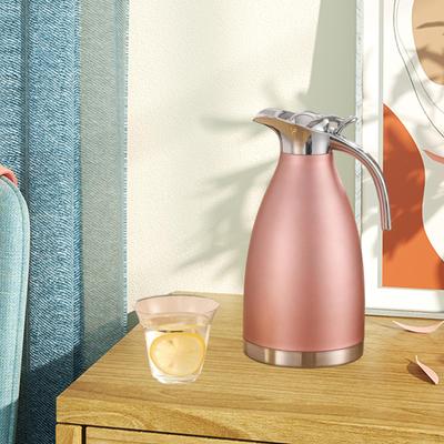 2.0 L Stainless Steel Vacuum Coffee Pot, Keeps for 36 Hours, Double-walled, Versatile Use In