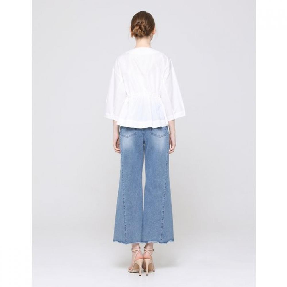 Son Jung Wan Women S Shirred Frill Zip Up Jacket Zjk6262310
