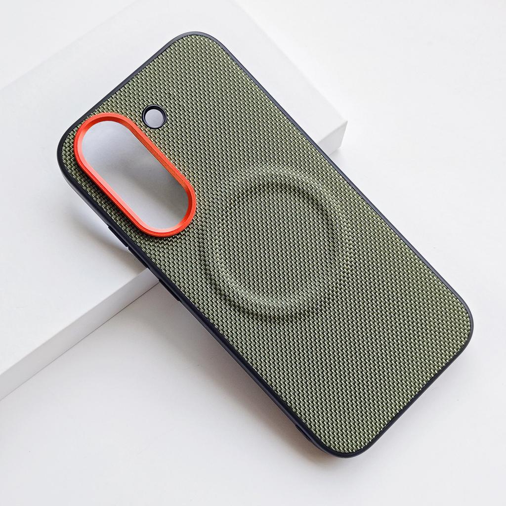 For POCO X8 Pro Case Nylon Woven Matte Anti Fingerprint Magnetic Skin-friendly Back Cover For Xiaomi Poco X8 Pro 5G Shell Bumper