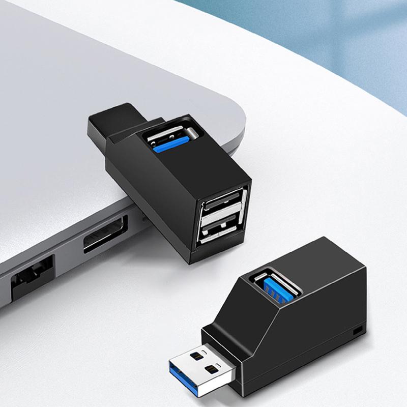 High Speed Usb 3.0 Hub Adapter Extender Mini Splitter Box 3 Port Data Transfer Usb Splitter Docking Station For Pc Laptop Parts
