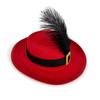 Vintage Black Musketeers Costume Hat Magician Hat Kids Cosplay Hat  Men Women Unisex
