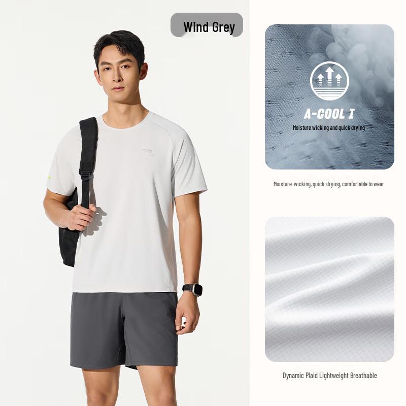 Anta Men s Quick-Dry Short Sleeve T-Shirt