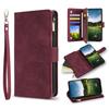 Wallet Multi-card Slot Zipper Magnetic Flip Leather Case For Samsung Galaxy S26 Ultra S25 FE A16 A17 A26 A27 A36 A37 A55 A56 A57
