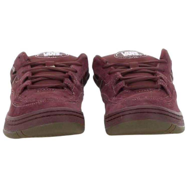 Vans Speed Ls Bequeme Low Top Lifestyle Schuhe Damen Sneaker Burgunderrot VN000CTNPRT1