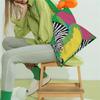 Printed Canvas Bag Women's Hand Bag Large Capacity Student Tutoring Shoulder Bag