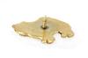 Chow Chow - Broche de cachorro em caixa decorativa, pino elegante banhado a ouro, pino de lapela da marca Art-Dog