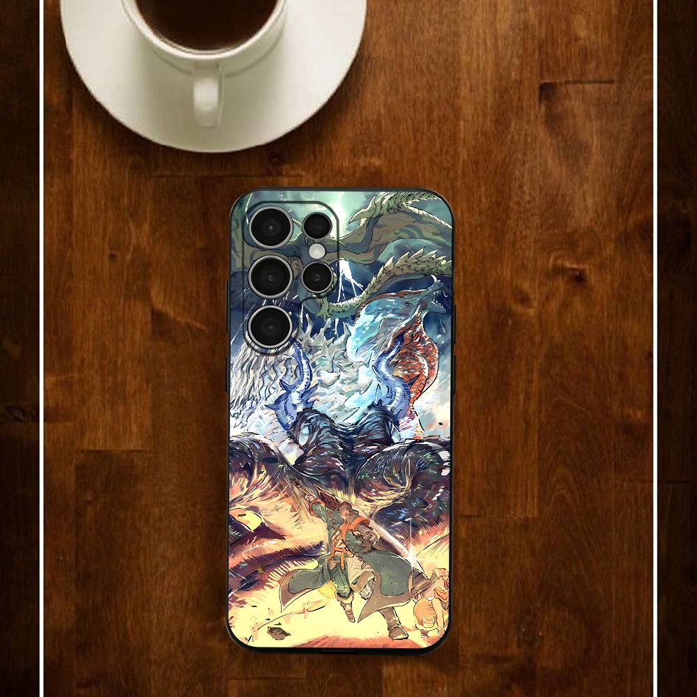 

H-Hunter M-Monsterr Phone Silicone Case For Samsung S24 22 20 23 21 20 Ultra Plus Lite 5G Print Cover Samsung S225G